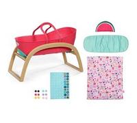 BABY born Berceau 3 en 1 Pinplay – Lit et couffin avec couverture et oreiller – Multicolore