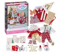 BABY born Calendrier de l'Avent avec 24 surprises, vêtements et accessoires pour poupées de 43 cm, 836101 Zapf Creation