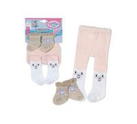 BABY born Collants et Chaussettes dans différentes Combinaisons de Couleurs pour poupées de 43 cm