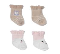 Baby Born Chaussettes Lot de 2 avec Motif Mouton et Hibou pour poupées 43 cm