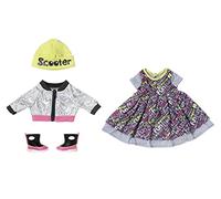 BABY born Ensemble pour poupée City Deluxe – 43 cm – 3 ans+ – 1 robe, 1 veste