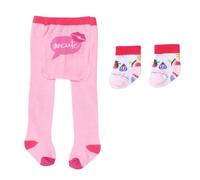 BABY born Collants et chaussettes 836064 - Les paquets de collants comprennent deux modèles différents pour les poupées jusqu'à 43 cm - Disponibles en deux paquets assortis - Aux enfants dès 3 ans