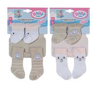 BABY born Collants et Chaussettes dans différentes Combinaisons de Couleurs pour poupées de 43 cm