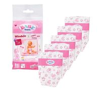 BABY born Couches pour Poupée de 43 cm - pour les Petites Mains, Jeu Créatif Suscite l'Empathie et Développe les Aptitudes Sociales, pour les Petits de 3 ans et +, Contient 5 Couches