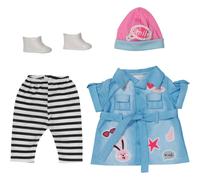 Baby born deluxe robe en jean pour poupée de 43 cm multicolore TU