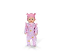 BABY born Emily Marche avec Moi - Poupée 43 cm avec Fonctions électroniques, Rampe et apprend à Marcher, Sons Inclus - Tenue grenouillère Rose et Bonnet - Convient aux Enfants à partir de 3 Ans