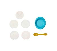 BABY born Ensemble de repas pour poupées 835029 – 1 assiette, 1 cuillère, 5 repas en image
