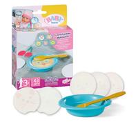 BABY born Ensemble de Repas pour poupées avec 1 Assiette, 1 cuillère et 5 Repas en Image, 835029 Zapf Creation
