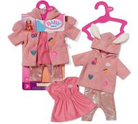 ZAPF Creation BABY born Coat Set with Dress 43cm, Accessoires de poupée