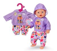 BABY born Ensemble Sweat à Capuche avec Pantalon et Haut - Accessoires de Haute qualité pour poupées - Vêtements adaptés aux poupées de 43 cm