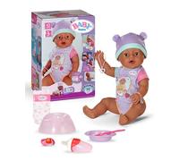 BABY born Poupée Eva 43 cm – 10 fonctions, accessoires, grenouillère, sans piles, dès 3 ans