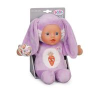 BABY born for Babies Funny Lapin 26 cm, Poupon marionnette | Longues oreilles pour attacher la tétine, poches pour les doigts, corps en tissu tout doux, lavable, dès la naissance