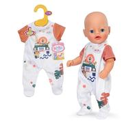 BABY born Grenouillère avec Motif Jungle et Manches Courtes - Accessoires de Haute qualité pour poupées - Vêtements adaptés à Toutes Les poupées de 36 cm