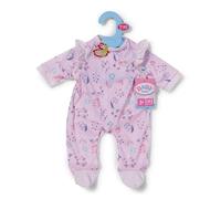 Baby Born Grenouillère Forêt avec imprimé Allover et Manches à Volants pour poupées 43 cm