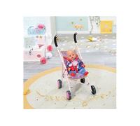 Baby Born Happy Birthday Deluxe Buggy - Star & Space Theme - Easy for Small Hands, Creative Play Promotes Empathy & Social Skills, For Toddlers 3 Years & Up - Includes Clip-On Beaker