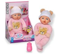 BABY born Poupée interactive Rosie 30 cm, 6 sons et biberons – Rose