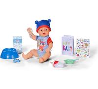 BABY born Jonas - Bébé poupée de 43 cm - 10 fonctions y compris accessoires & grenouillère - Fonctionne entièrement sans piles - Convient aux enfants à partir de 3 ans