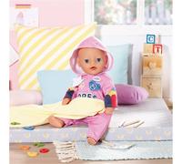 Baby born kindergarten combinaison une pièce et badges pour les poupées de 36cm rose TU