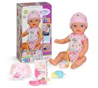 BABY born Lena (Little Baby Girl) - Bébé poupée de 36 cm - 7 fonctions y compris accessoires & grenouillère - Fonctionne entièrement sans piles - Convient aux jeunes enfants à partir de 1 an