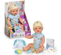 Baby Born Lukas (Little Baby Boy) - Poupée bébé de 36 cm - 7 Fonctions y Compris Accessoires & grenouillère - Fonctionne entièrement sans Piles - Convient aux Jeunes Enfants à partir de 1 an