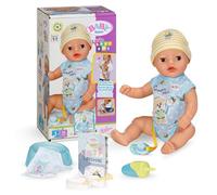 BABY born Lukas (Little Baby Boy) - Poupée bébé de 36 cm - 7 Fonctions y Compris Accessoires & grenouillère - Fonctionne entièrement sans Piles - Convient aux Jeunes Enfants à partir de 1 an
