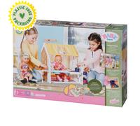BABY born Maison de poupées, Weekend Maison avec fonction son et lumière + accessoires