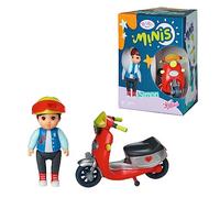 BABY born Minis Set avec Simon & son Scooter 906118 - Poupée de 7 cm avec des accessoires exclusifs & corps mobile pour un jeu réaliste - Convient aux enfants de 3 ans+