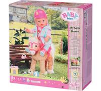 BABY born My Cute Horse, cheval interactif avec fonction marche et son + accessoires