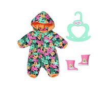 BABY born Little Grenouillère d’extérieur 836323 - Grenouillère avec chaussons assortis pour poupée de 36cm - Facile à habiller pour les enfants - Dès 1 an