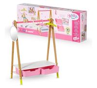 BABY born – Tringle à vêtements 830000 – miroir, 3 cintres, 2 tiroirs – dès 3 ans
