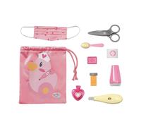 BABY born Trousse de premiers soins 834091 – 9 accessoires médicaux + sac à cordon – Dès 3 ans