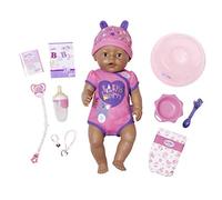 BABY born - Poupée Interactive, Fille aux Yeux Marron - 824382