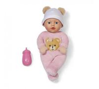 BABY born Poupée interactive Rosie 30 cm, 6 sons et biberons – Rose