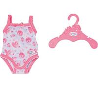 BABY born, Puppenbody, Body 43cm, Unterwäsche Set in weiß und Rosa für 43 cm große Puppen mit Kleiderbügel, 834237, Zapf Creation