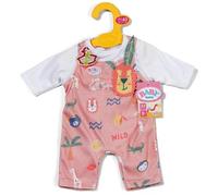 BABY born Grenouillère manches longues Motifs jungle – Haute qualité – Pour poupées 43 cm