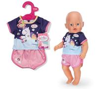 Zapf Creation – Pyjama court BABY born Unicorn 43 cm – Accessoires de poupée