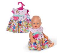 BABY born Robe avec imprimé Fruits colorés et Sac à bandoulière - Accessoires de Haute qualité pour poupées - Vêtements adaptés aux poupées de 43 cm