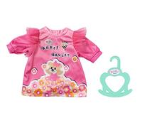 BABY born Robe pour poupée Little Robe – motif ours, volants, cintre – 36 cm