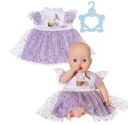BABY born Robe de poupée Tutu Lilas en tulle avec étoiles, haute qualité pour poupées de 43 cm