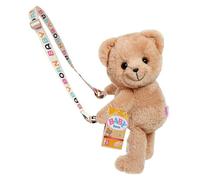 BABY born sac à dos ours - Sac à bandoulière au design ours avec bandoulière - Accessoire de haute qualité pour poupées - Convient aux enfants à partir de 3 ans