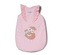 BABY born Sac de couchage pour poupée 'Flower' – Rose à volants, fermeture velcro, 36/43 cm