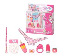 BABY born Set d’accessoires - Pour les poupées de 43 cm - Contient 1 tétine, 1 biberon, 1 couche & + - Pour les petites mains, développe l’empathie & les aptitudes sociales - 3 ans + - 832851