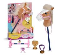 BABY born Set équitation pour poupons 36 et 43 cm | Cheval bâton avec accessoires, adapté aux poupons de 36 et 43 cm