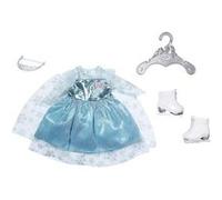 BABY born Ensemble de Princesse sur la Glace 43cm - pour Les Petites Mains, Jeu créatif, développe l’empathie & Les aptitudes sociales, pour Les Enfants, 3 Ans + - avec 1 Robe, 1 diadème & des Patins
