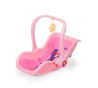 Baby Born Siège bébé Rose, siège Auto pour poupée avec poignée de Transport, Harnais de sécurité et Pendentif