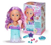 ZAPF Creation Sister Styling Mermaid Head, Maquillage et tête à coiffer