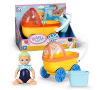 ZAPF Creation BABY born Splish Splash Pram with Emma, Figurine