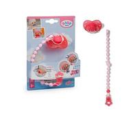 ZAPF Creation BABY born Dummy with Clip 2 assorted, Accessoires de poupée