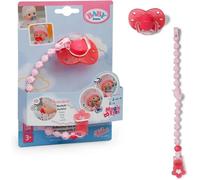 BABY born Tétine magique avec clip 838679 Zapf Creation – 2 assorties pour poupées 43 cm