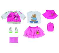 Baby Born Tenue de Voyage avec Robe, Chaussures et Accessoires pour poupées 43 cm